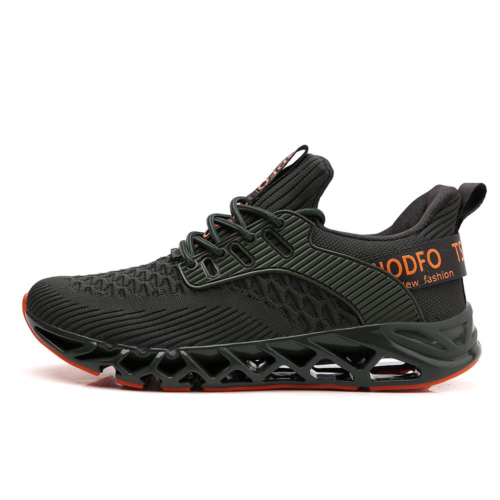 TSIODFO Men's Athletic Sneakers - Lightweight Running Shoes for Walking, Tennis & Gym Workouts - Breathable Comfort for Casual Wear & Sports Activities