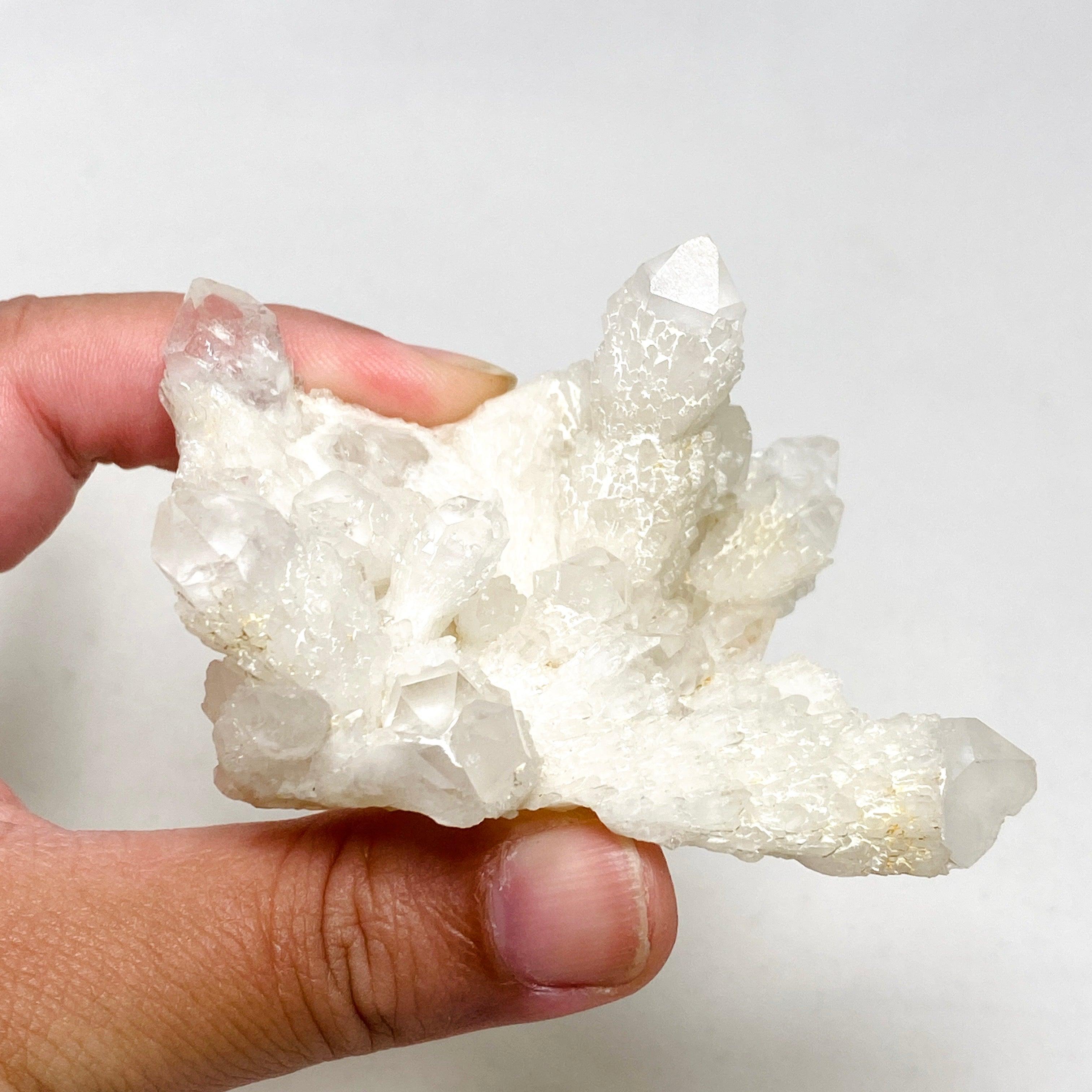 Natural Clear Quartz Crystal Cluster - CQ14 Healing Stone for Meditation, Energy Cleansing & Home Decor | Perfect for Reiki, Feng Shui & Spiritual Gifts
