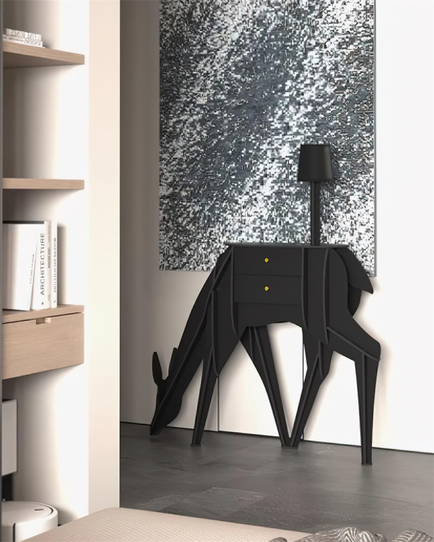 Deer Art Floor Lamp - Modern Handcrafted Standing Light for Living Room, Bedroom & Office - Perfect for Reading, Relaxing & Decorating
