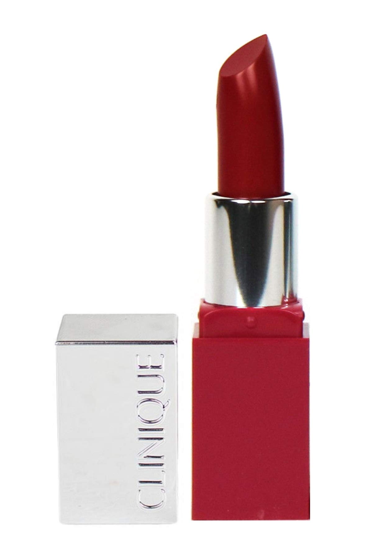 Clinique Pop Lip Colour + Primer Lipstick - 0.08 oz Travel Size Matte Lipstick in Rose Pop 06 | Hydrating Long-Lasting Lip Color for Everyday Wear & Special Occasions