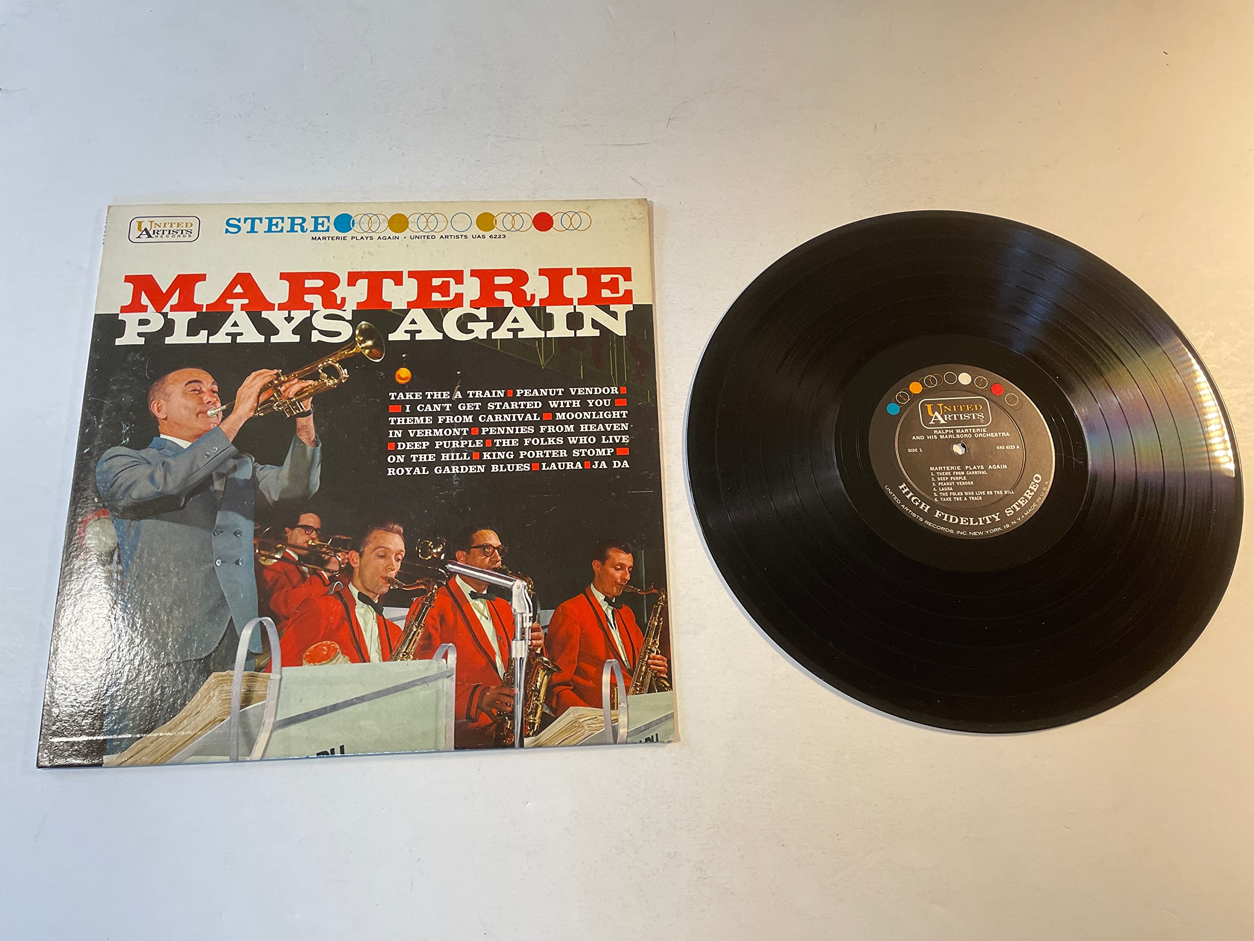 Marternie Plays Again Vinyl LP Record - Classic Music Album for Collectors & Audiophiles - Perfect for Home Listening, Gifts & Vinyl Enthusiasts