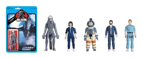 Alien Funko ReAction Complete Set of 5 - 3.75