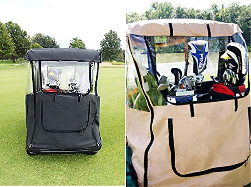 Premium Waterproof Golf Cart Cover for Yamaha Drive & Drive 2 - Portable, UV-Resistant, 4-Sided Protection - Perfect for Outdoor Storage & Winter Protection