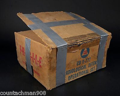Civil Defense CD V-777 Radiation Detection Kit - Portable Geiger Counter for Emergency Preparedness, Nuclear Safety & Survival Gear - Ideal for Home, Outdoor & Disaster Scenarios