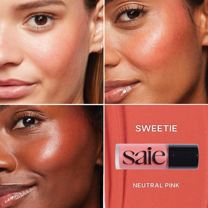 Saie Dew Blush Liquid - Blendable & Buildable Cheek Tint for Natural Flush | Perfect for Everyday Wear & Special Occasions