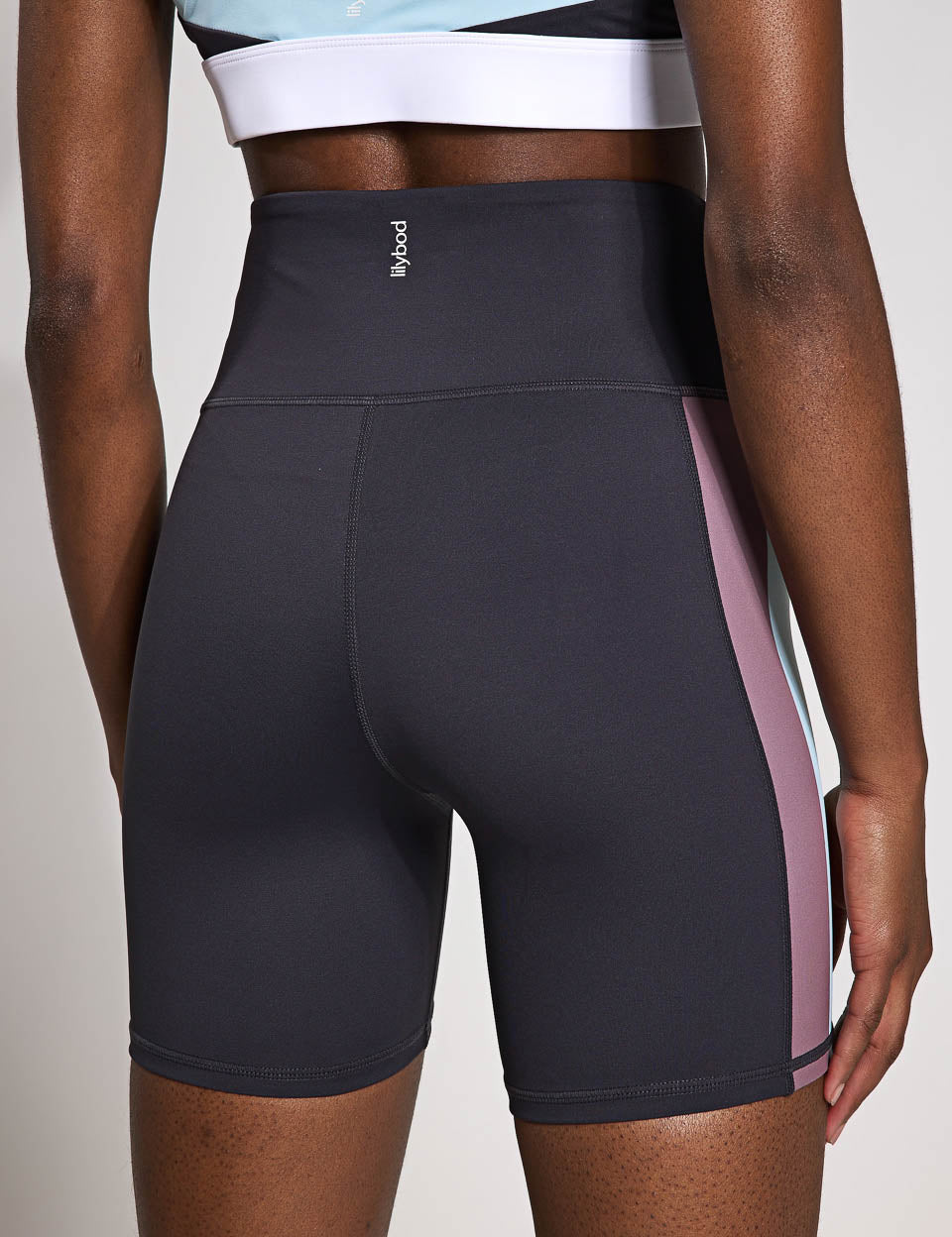 Limitless Charcoal Shorts with Pale Blue Accent - Comfortable Casual Wear for Men | Perfect for Gym, Running & Everyday Use