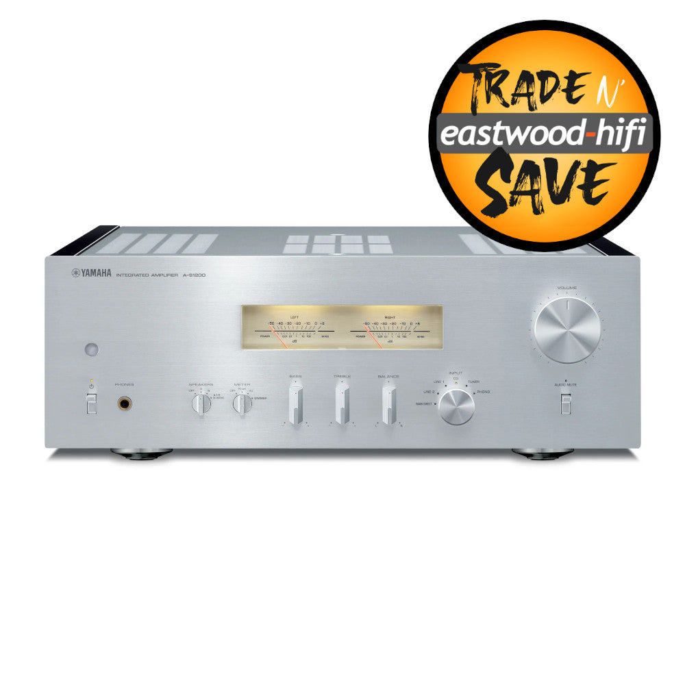 Yamaha A-S1200 Integrated Stereo Amplifier - High-Fidelity Audio for Home Theater & Music Listening