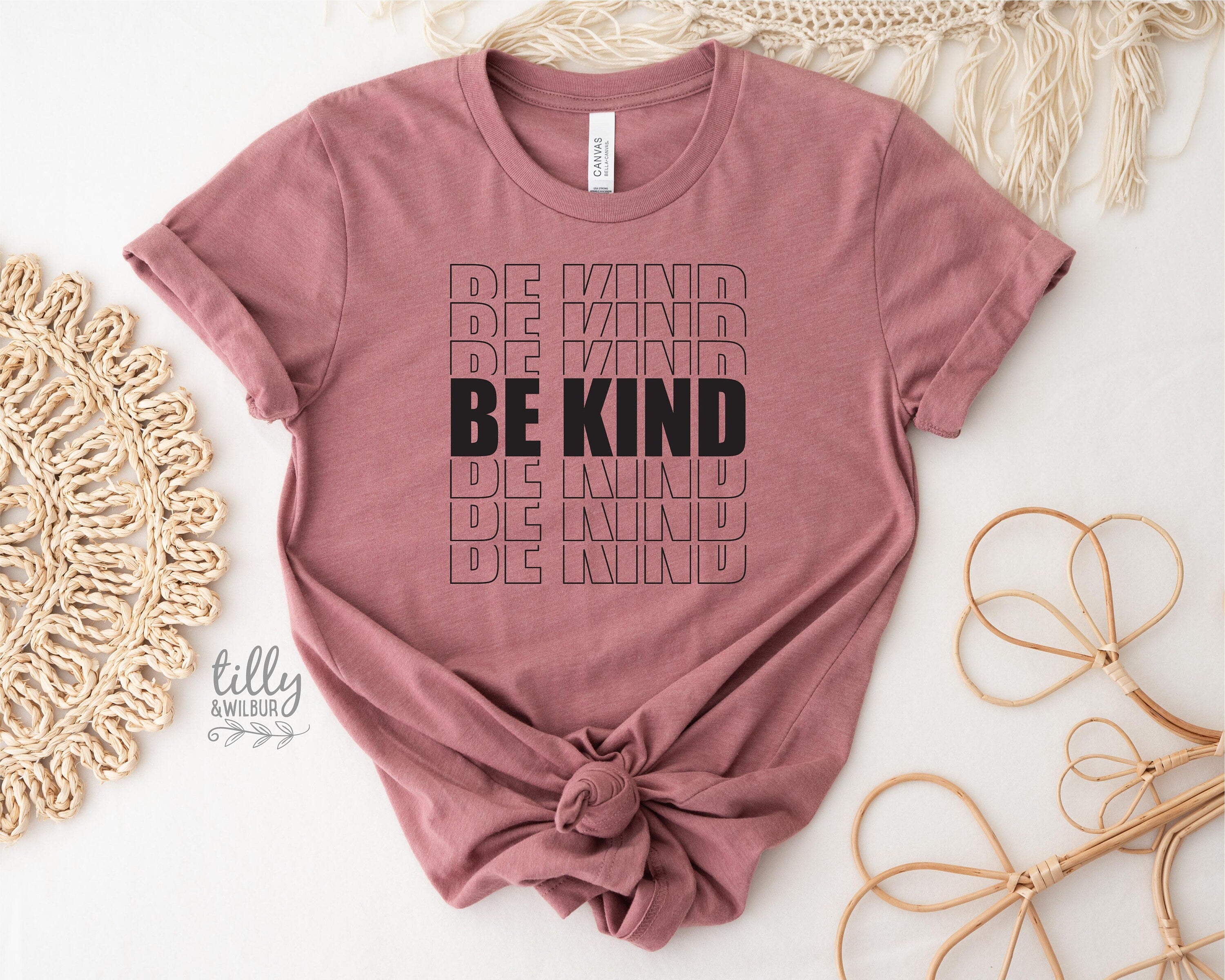 Be Kind Women's T-Shirt - Soft Cotton Casual Tee for Everyday Wear - Perfect for Work, Outings & Relaxing at Home