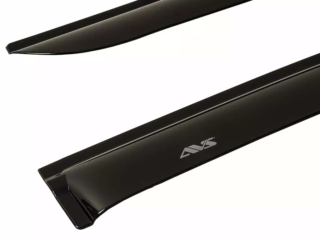AVS Ventvisor Outside Mount Window Deflectors (2-Piece Set, Smoke) - Compatible with Dodge Challenger 2008-2023 Models - Rain Protection & Improved Airflow for Driving Comfort