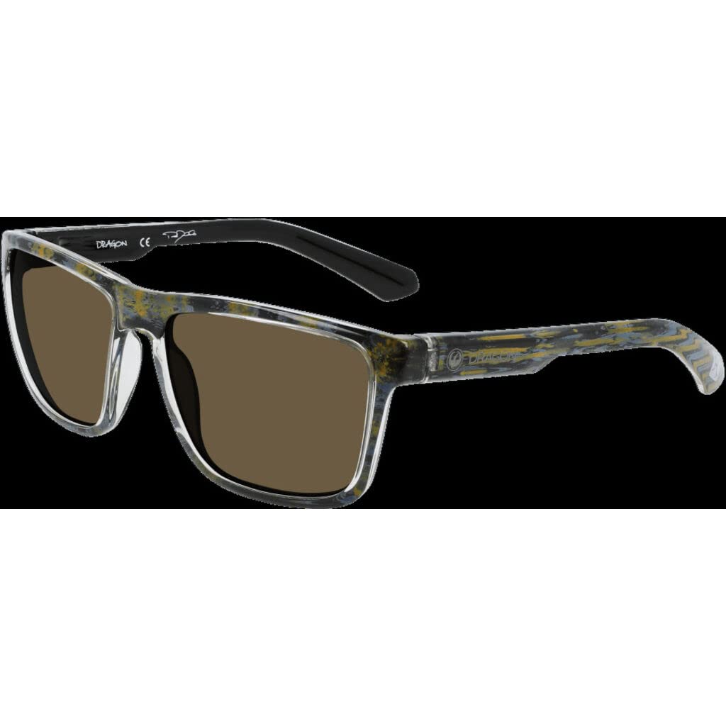 Dragon Men's Reed XL Sunglasses - Polarized UV Protection Aviator Style for Driving, Outdoor Sports & Fashion