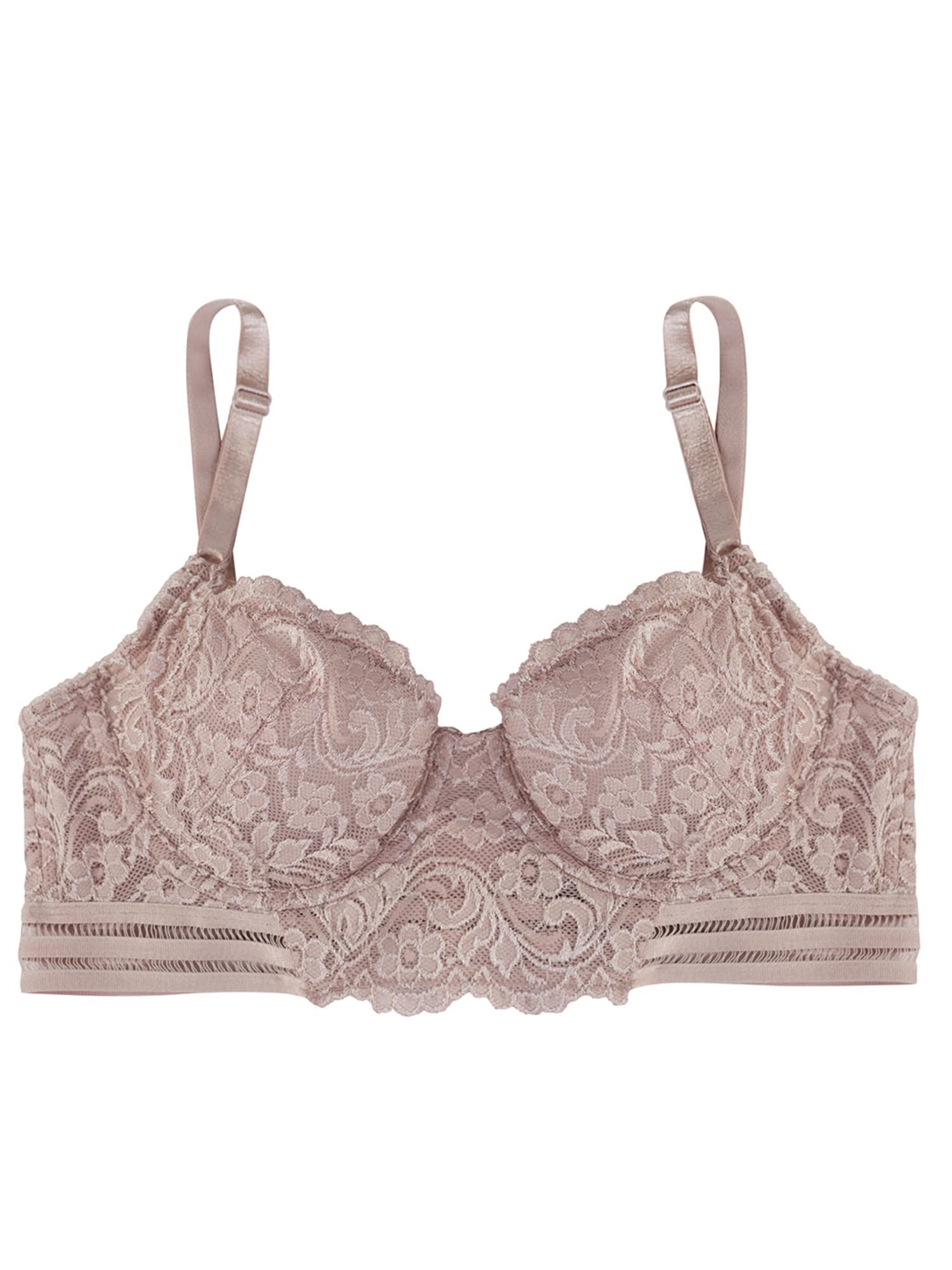 Smart & Sexy Women's Signature Lace Unlined Balconette Bra - Comfortable Everyday Wear for Work & Date Nights