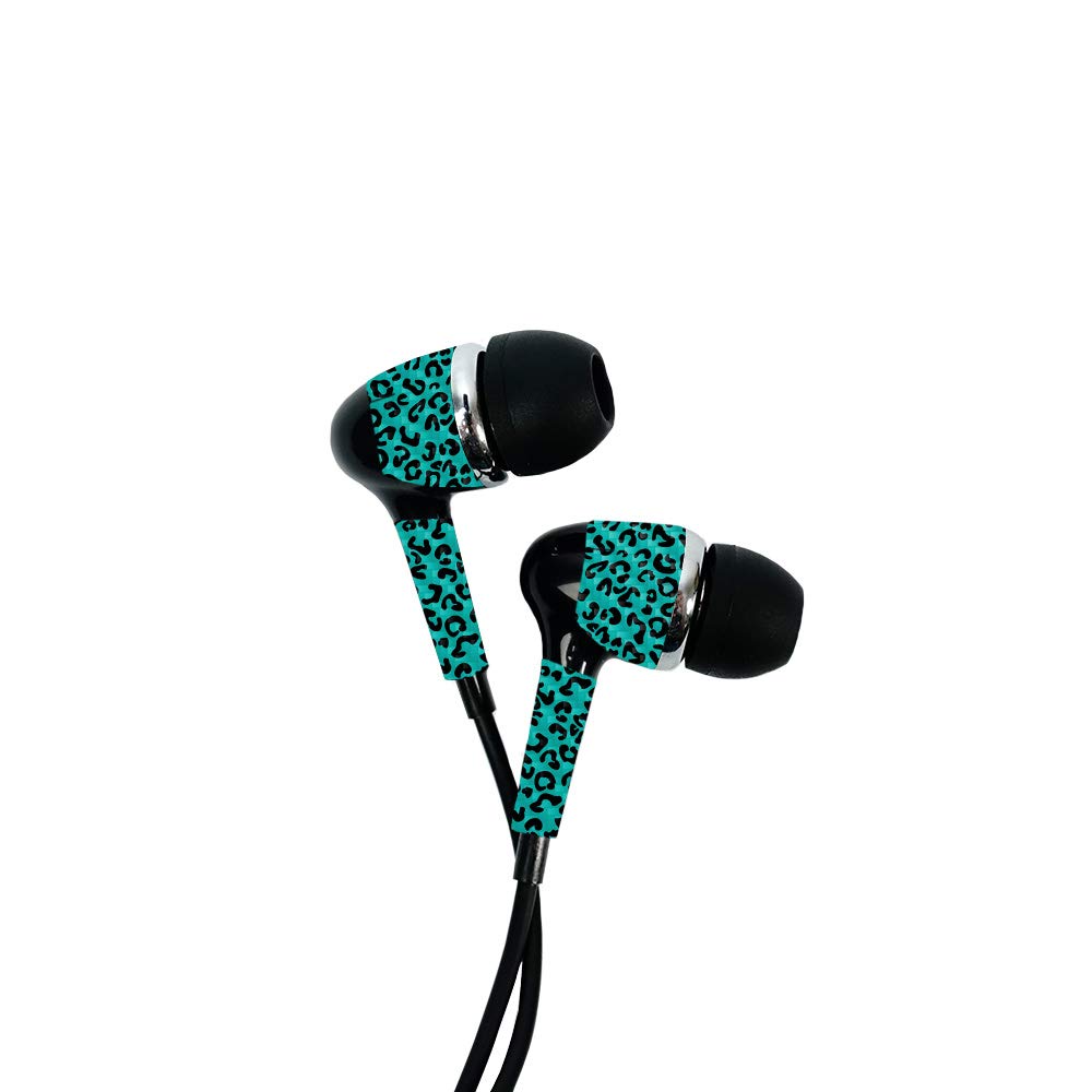 MightySkins Carbon Fiber Skin for Roku Ultra - Teal Leopard Design | Protective Durable Textured Vinyl Wrap | Easy to Apply & Remove | Made in USA | Perfect for Home Entertainment & Personalized Streaming Devices