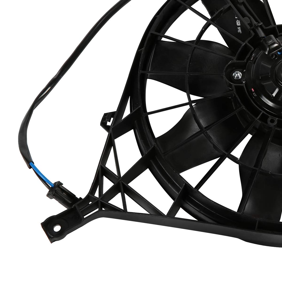 DNA MOTORING OEM-RF-0079 Factory Style Radiator Cooling Fan Assembly - High Efficiency Direct Replacement for 97-04 Dodge Dakota & 00-02 Durango - Perfect for Engine Overheating Prevention & Off-Road Adventures