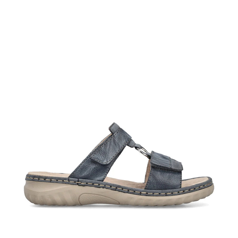 Rieker Women's Blue Comfort Shoes 60428 - Stylish & Lightweight for Work, Walking & Everyday Wear
