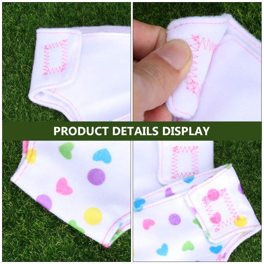 Totority 4pcs Baby Doll Clothes Set - Newborn Doll Underwear, Diapers & Accessories for Reborn Boy Dolls | Perfect for Role Play, Pretend Play & Collectible Doll Dressing