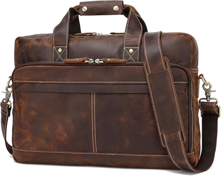 Premium Full Grain Leather 17.3