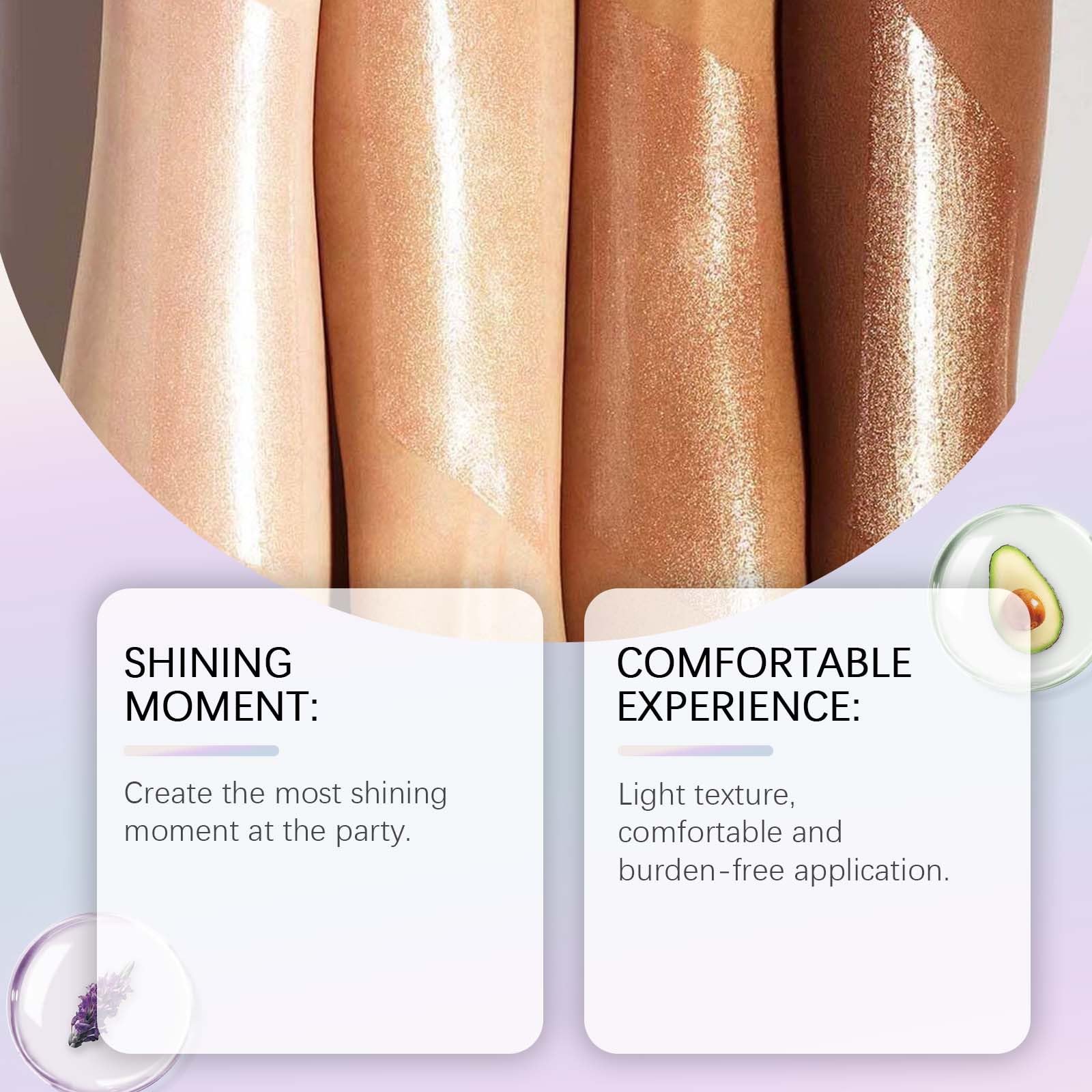 Orphic Glitter Dry Oil - Shimmer Body & Face Oil, Waterproof & Light Color Changing | Perfect for Festivals, Parties & Everyday Glow