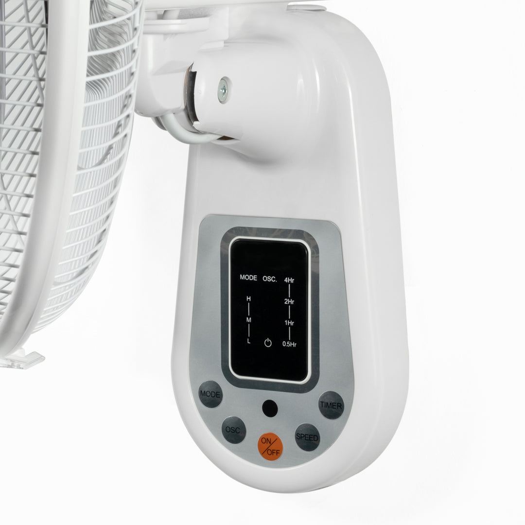 TOYOMI 16 Inch Wall Mount Fan FW 4093R - High Velocity Air Circulation for Home, Office, and Garage Cooling