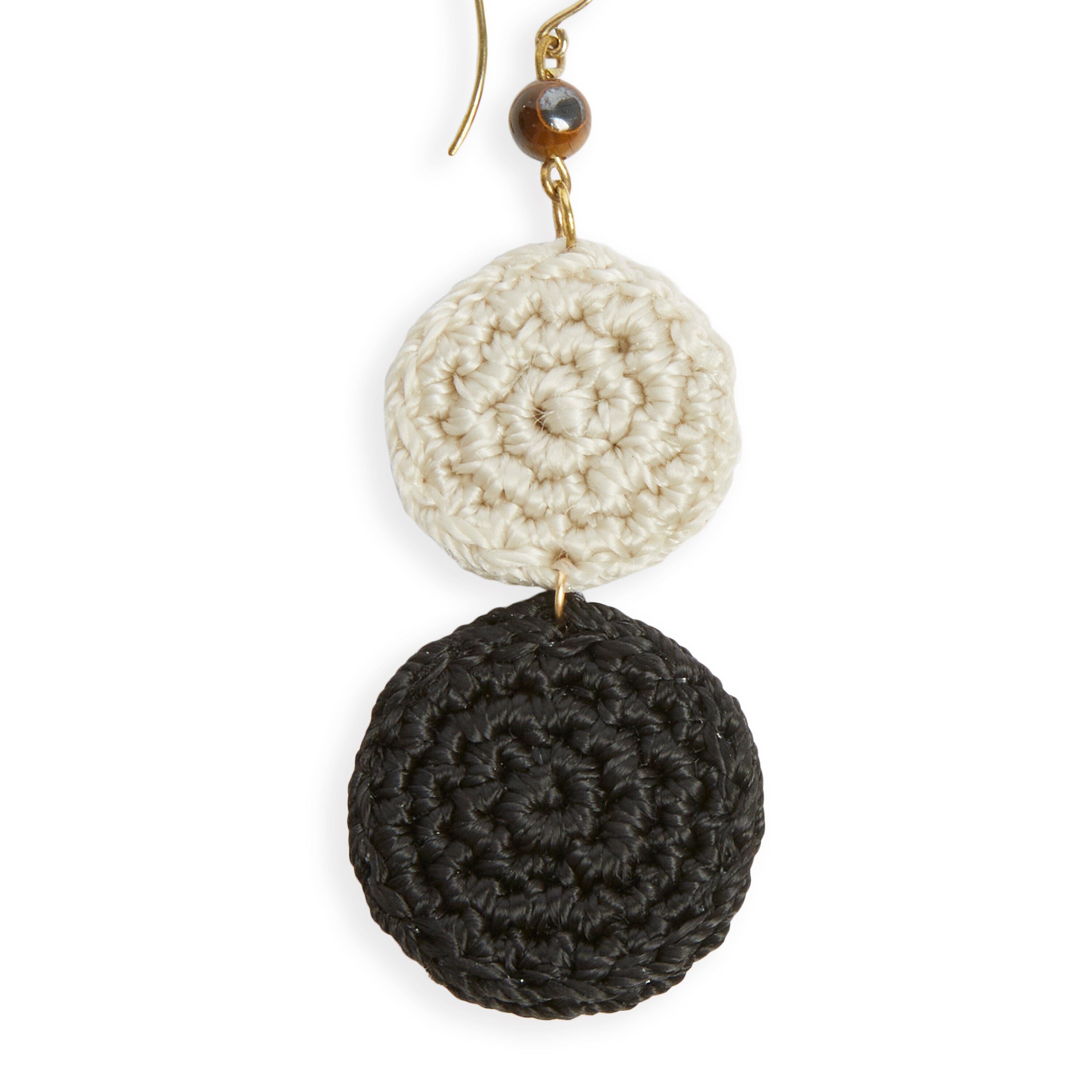 Elegant Jasper Double Disc Earrings for Women - Boho Chic Dangle Jewelry for Casual & Party Wear