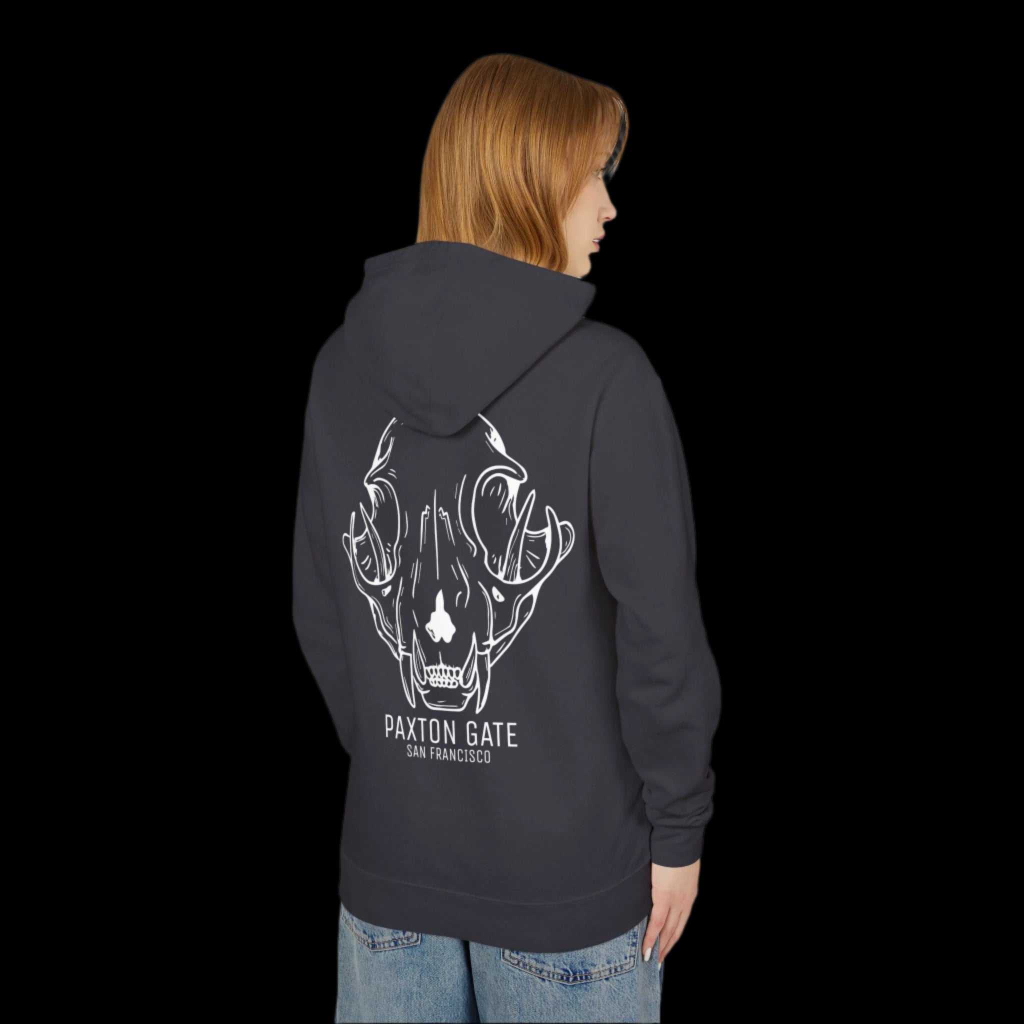 Unisex Lightweight Bobcat Skull Hoodie - Cozy Pullover Sweatshirt for Men & Women | Perfect for Outdoor Adventures, Camping & Streetwear Fashion