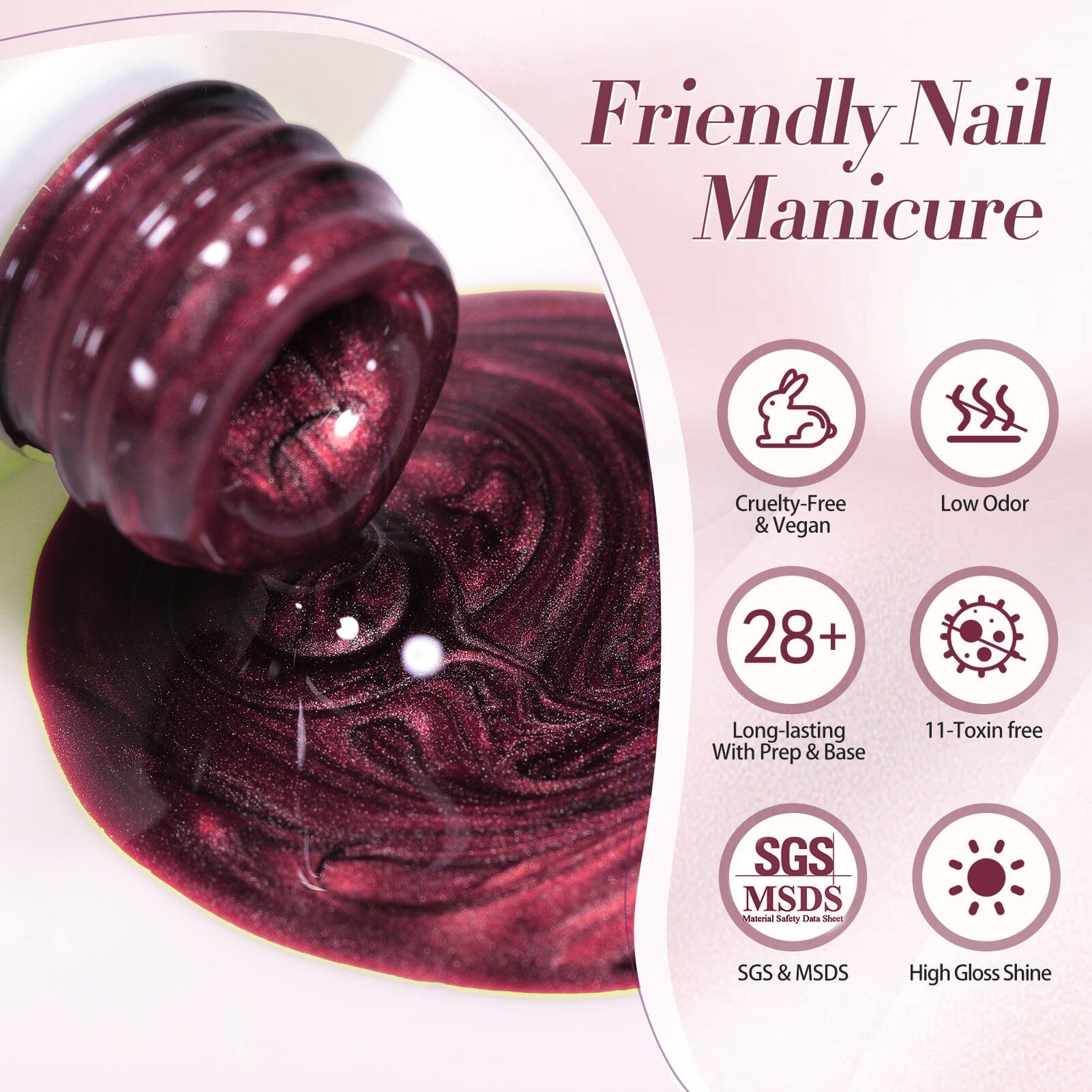 Red Water Light Cat Magnetic Gel Polish AW05 15ml - Long Lasting Nail Polish for Salon & Home Manicure - Perfect for Nail Art, Special Occasions & Gift Giving