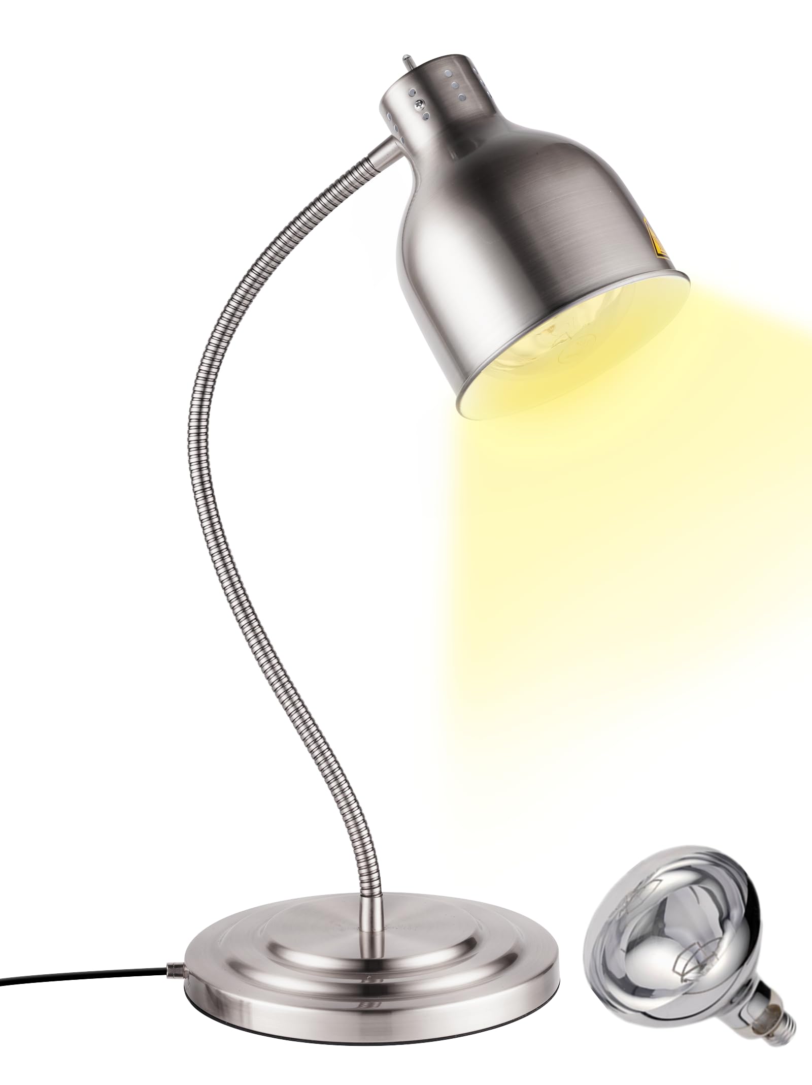 Commercial Food Warmer Heat Lamp - Retractable Restaurant Buffet Heating Lamp for Food Warming, Catering & Home Kitchen Use | Perfect for Buffets, Cafeterias, Food Trucks & Home Entertaining