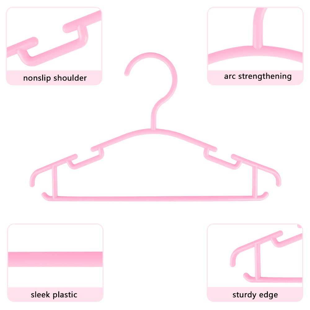 Northern Brothers 60-Pack Plastic Kids Hangers - Durable Baby & Toddler Clothes Hangers for Nursery, Closet Organization - Perfect for Baby Shower Gifts & Children's Wardrobe Storage
