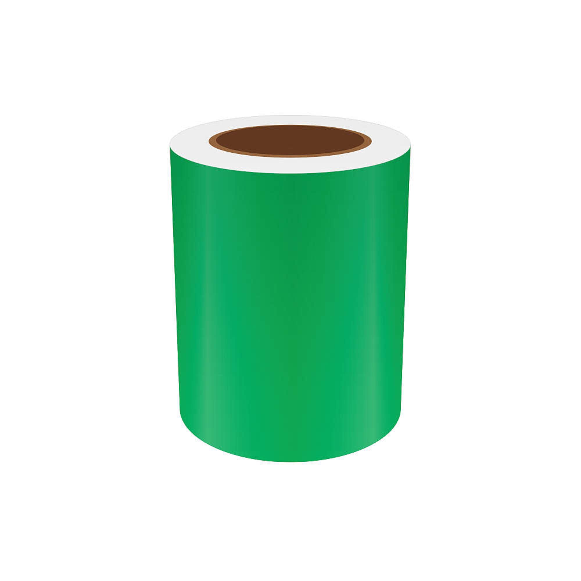 REFGN-3152 Reflective Vinyl Tape - 6 Rolls, 75 Feet Each, 3.5 Inch Core, Green Safety Tape for Road Marking, Bicycle Visibility & Nighttime Safety