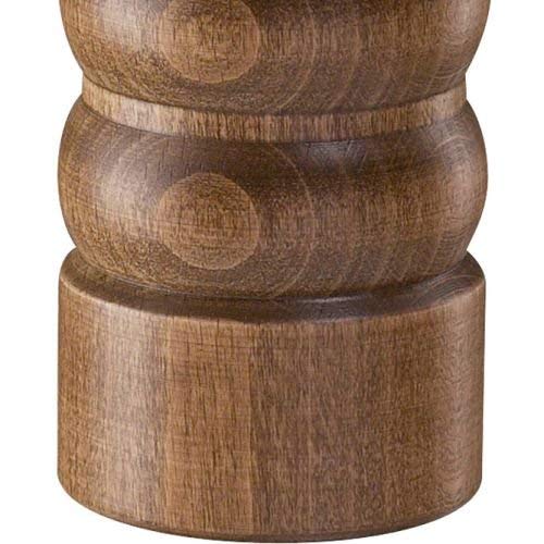 Premium Zassenhaus Berlin 7.1-Inch Dark Stained Wood Pepper Mill Grinder - Adjustable Coarseness for Freshly Ground Pepper - Perfect for Kitchen, Dining Table & Gourmet Cooking
