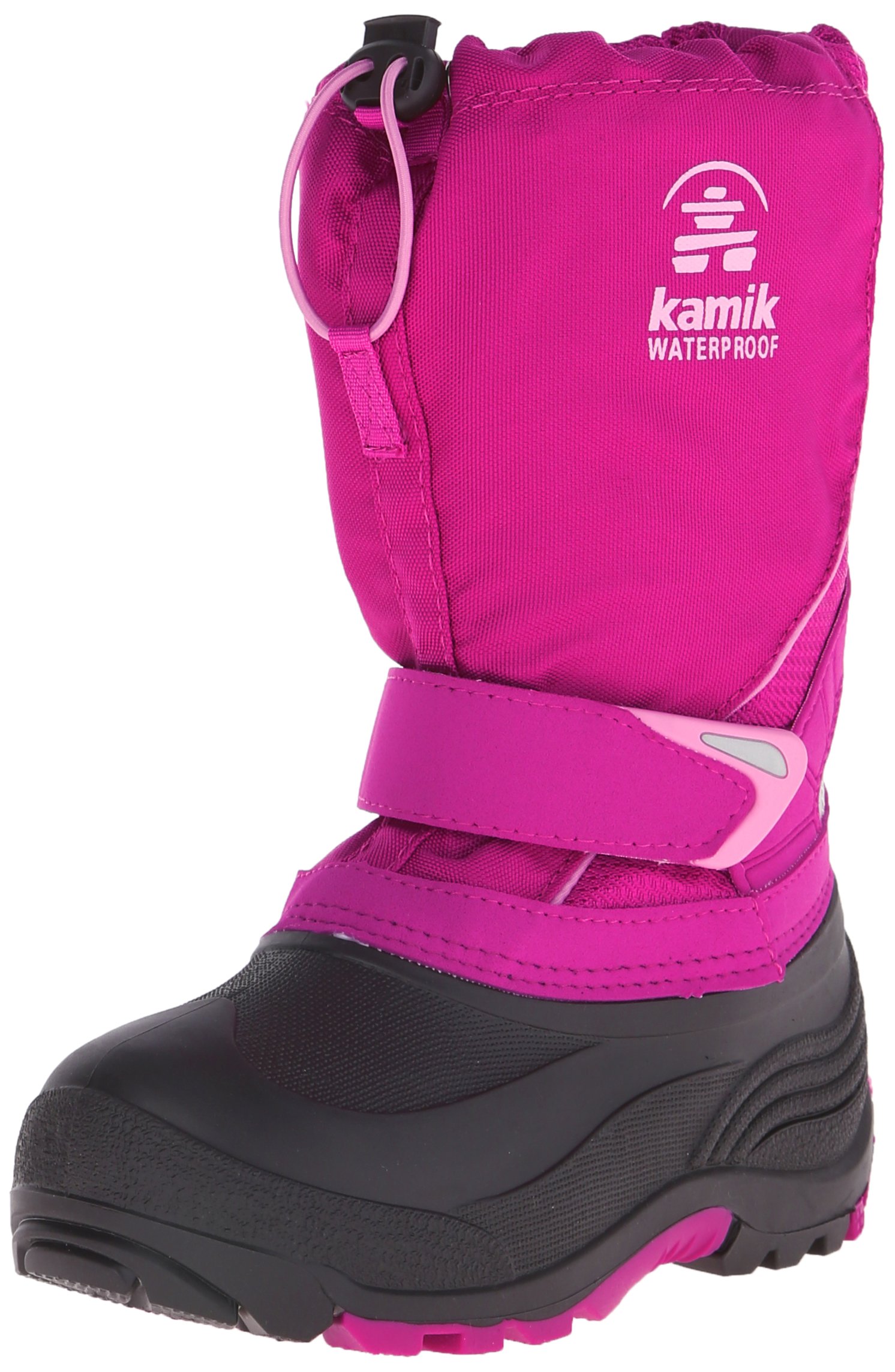 Kamik Sleet Waterproof Winter Snow Boots for Kids - Toddler, Little Kid & Big Kid Sizes - Warm & Durable for Snow Play, Sledding & Outdoor Winter Activities