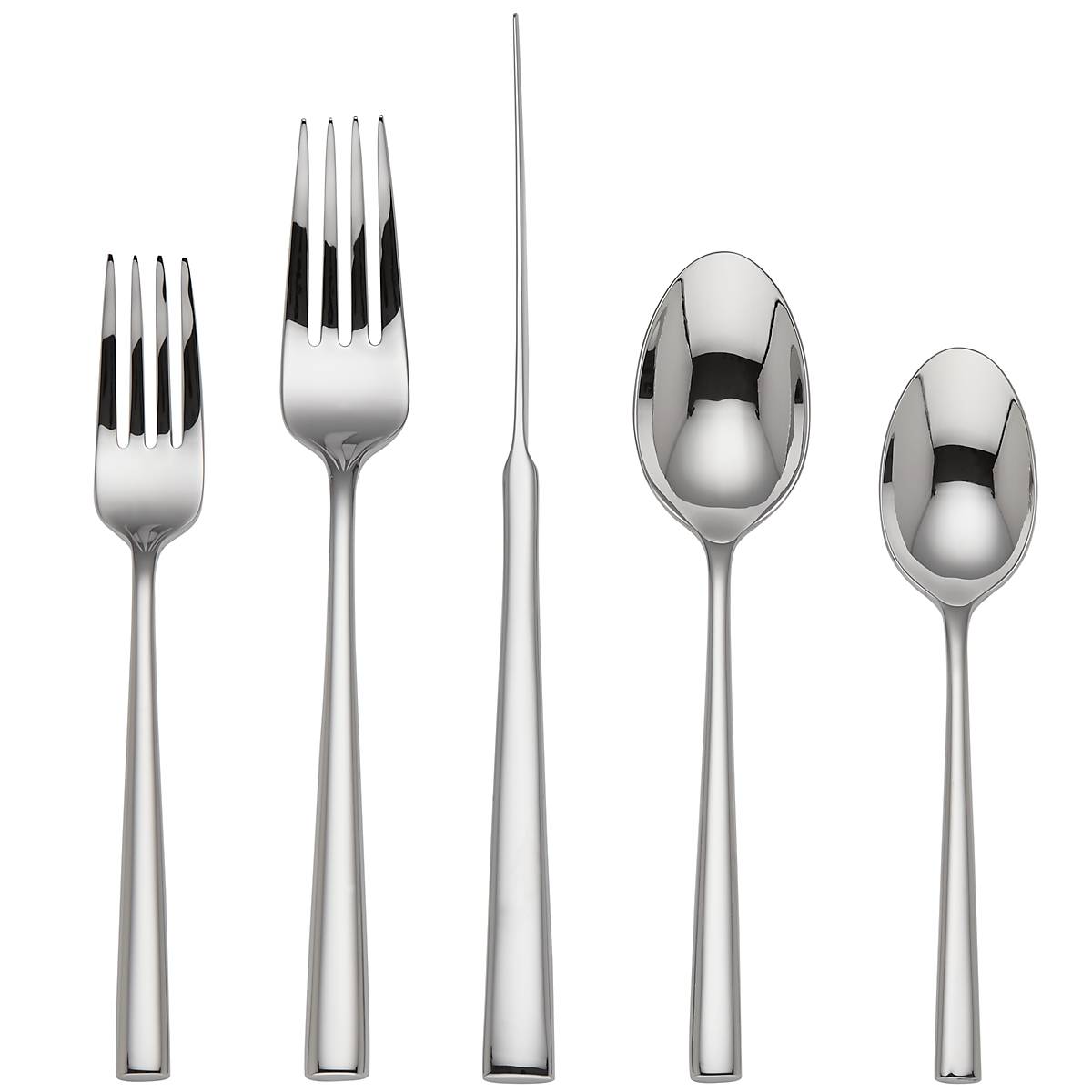 Malmo 5-Piece Dinnerware Set - Elegant Stoneware Plates, Bowls & Mugs for Everyday Dining & Entertaining