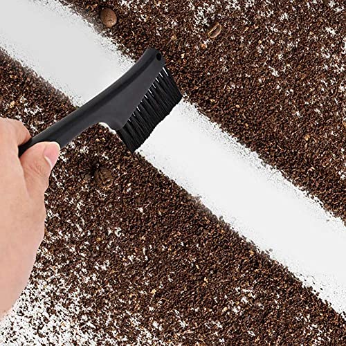 Premium Dual-Head Grinder Brush - Soft Nylon Bristles for Coffee Grinders & Powder Cleaning - Removable Hairs for Easy Maintenance - Perfect for Coffee Shops, Home Baristas & Kitchen Accessories - Ideal for Espresso Machine Maintenance & Spice Grinder Cleaning