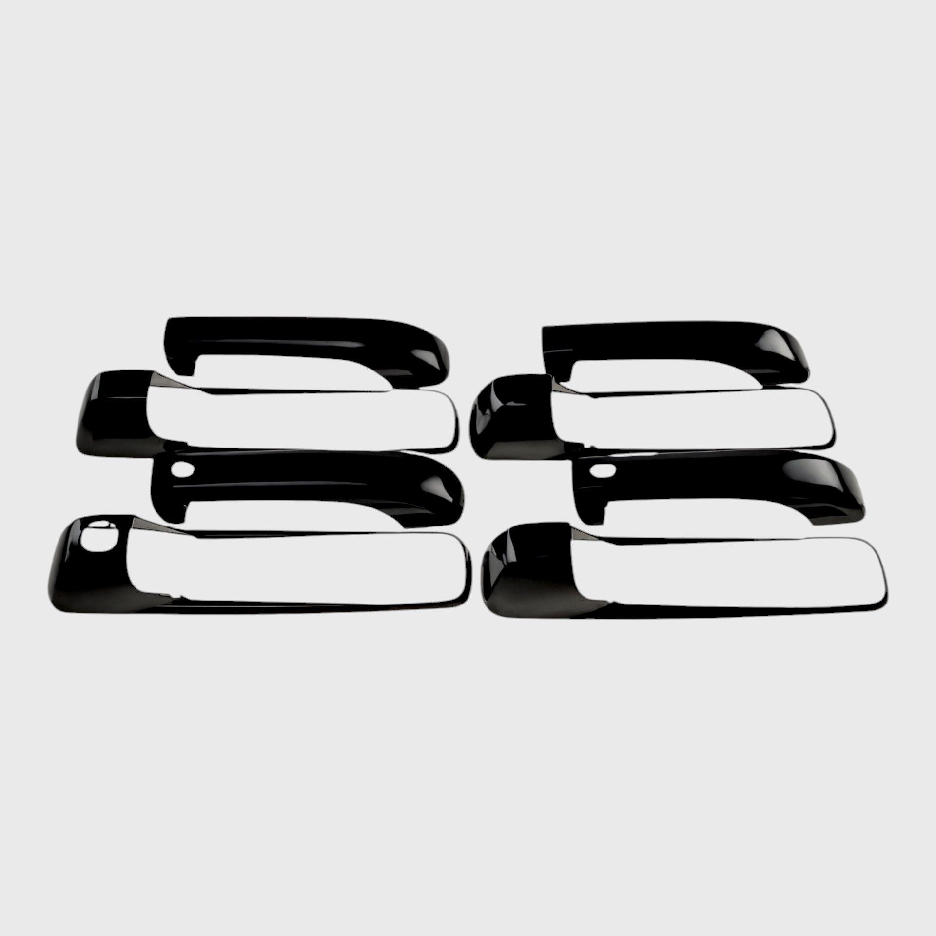 Gloss Black Chrome Delete Door Handle Cover for Cars - Compatible with Smart Key (Model DH6275BLK) | Upgrade Your Vehicle's Exterior Style & Protection