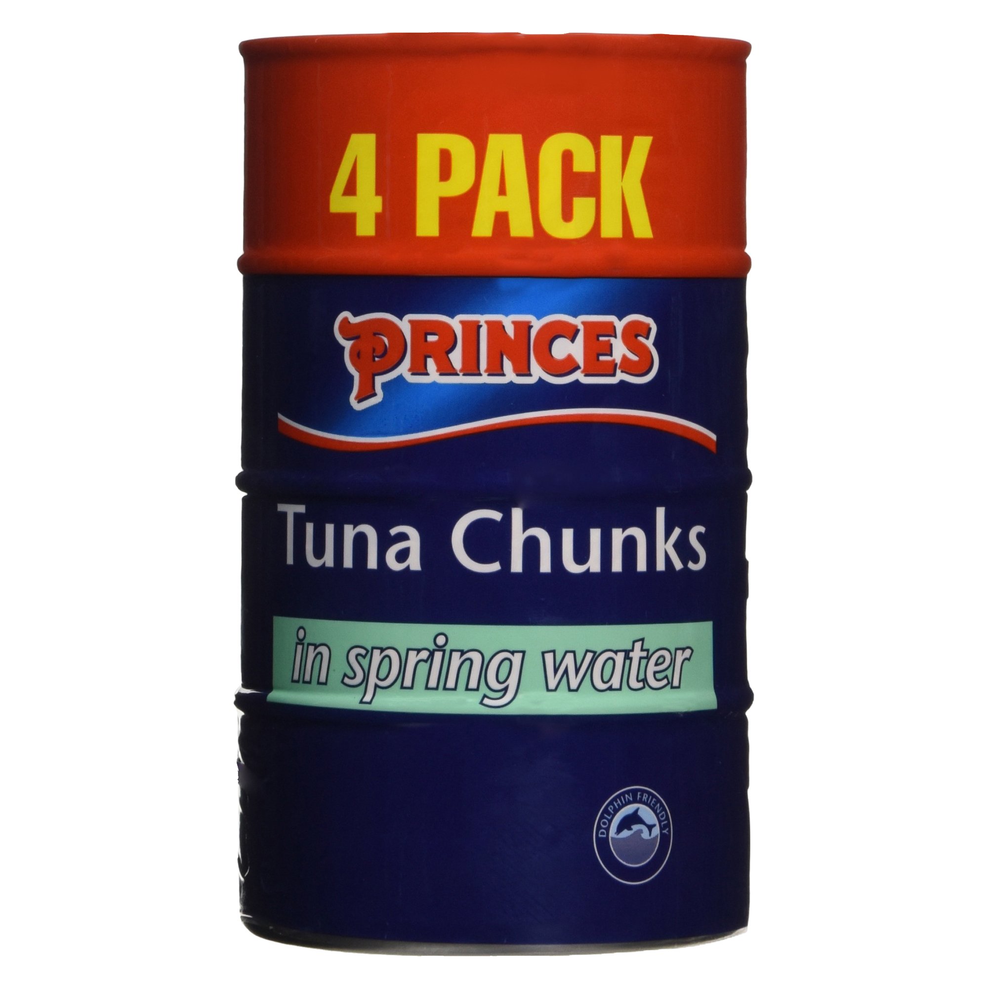 Princes Tuna Chunks in Spring Water - 4 Pack (4x160g) - Perfect for Salads, Sandwiches & Healthy Snacks