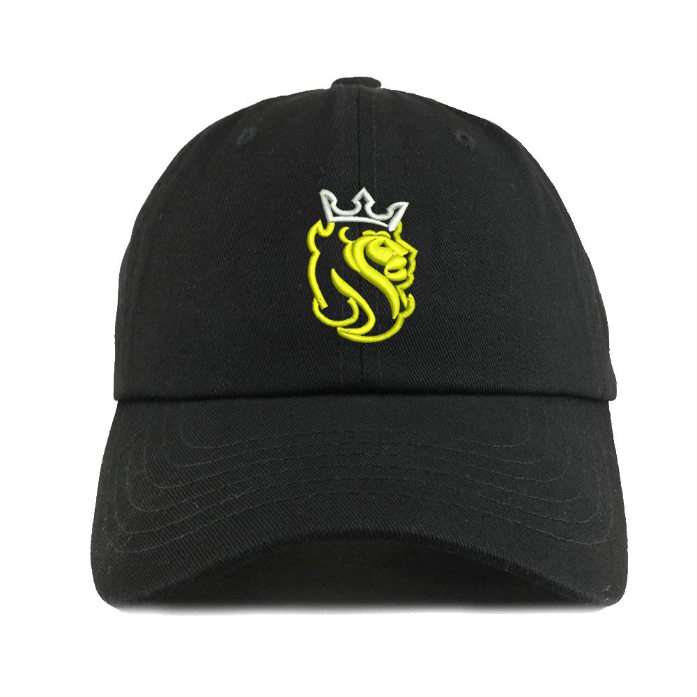 Lion King Embroidery Adjustable Snapback Baseball Cap - Stylish Dad Hat for Men | Perfect for Outdoor Activities, Sports Events & Casual Wear