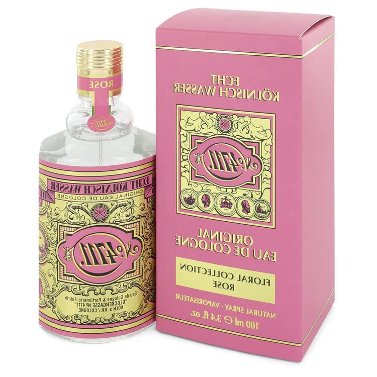 Floral Rose Cologne Spray for Men & Women - 3.4 oz Unisex Eau de Toilette - Perfect for Dating, Work & Everyday Use | Long-Lasting Fresh Fragrance