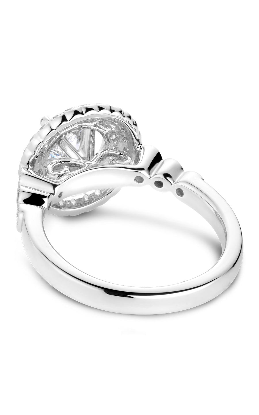 Noam Carver Bridal Engagement Ring B069 01A - Elegant Solitaire Diamond Ring for Women, 14K White Gold Wedding Band, Perfect for Proposals, Anniversaries & Romantic Occasions
