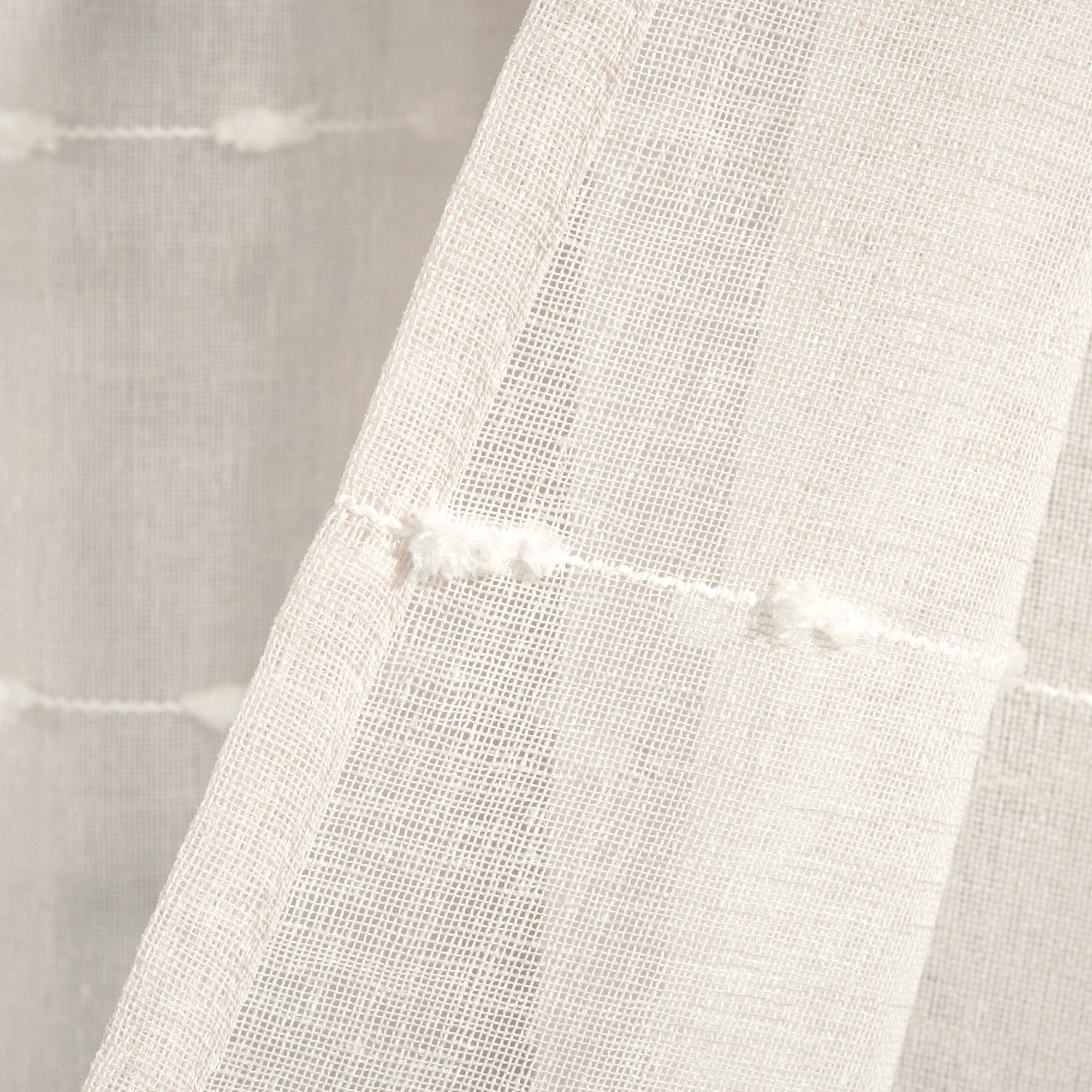 Farmhouse Style Textured Grommet Sheer Curtains - Ultra Wide Window Panels for Living Room, Bedroom & Dining Room Decor