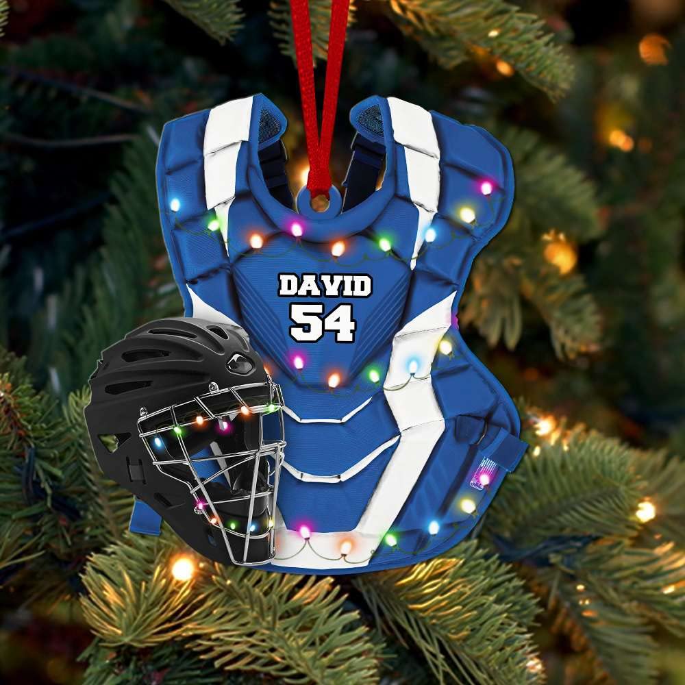 Personalized Baseball Car Ornament - Custom Christmas Auto Decor for Women & Families - Unique Hanging Gift for Baseball Lovers - Perfect for Holiday Trees, Vehicle Dashboards & Home Decor