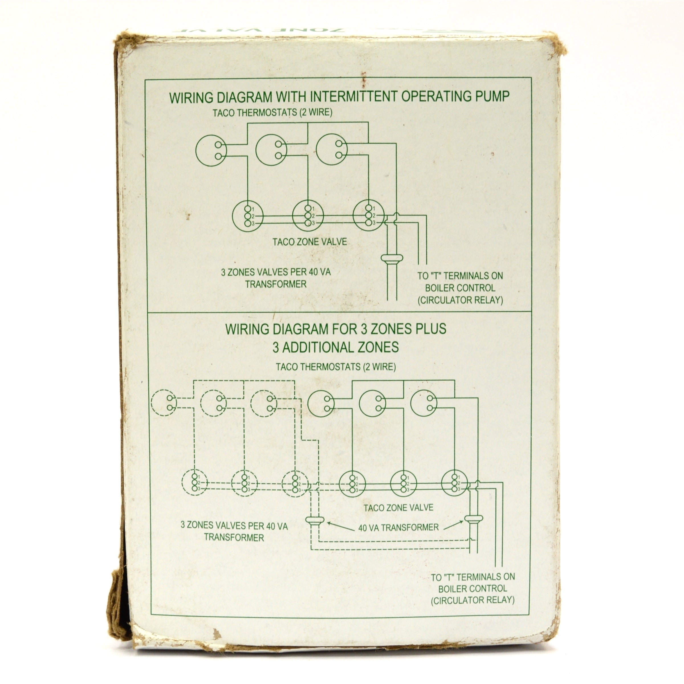 New in Box TACO ZONE 2-Way Zone Valve Model 571 Gold Series 3/4