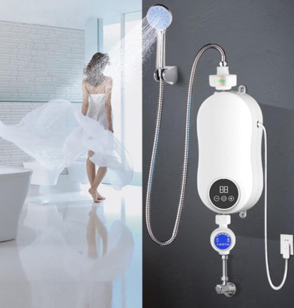 **Instant Electric Tankless Water Heater for Shower & Kitchen - On-Demand Hot Water Faucet for Bathroom & Sink - Perfect for Small Homes, Apartments & RVs**