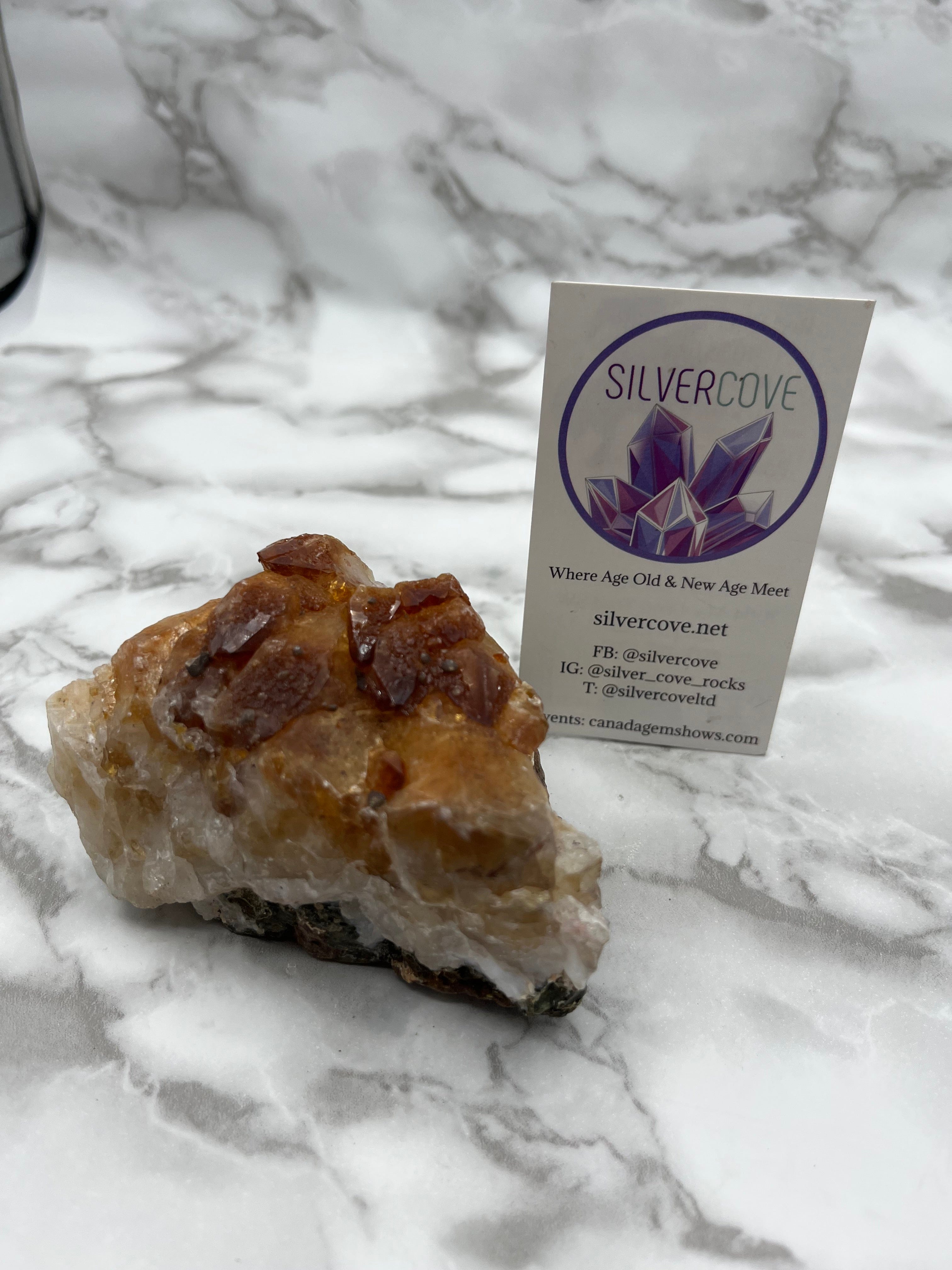 Natural Citrine Crystal Cluster - 12 Inch Healing Stone for Home Decor, Meditation & Energy Cleansing | Perfect for Feng Shui, Reiki & Spiritual Gifts
