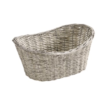 Premium Grey Bread Basket - Durable & Stylish for Home, Bakery, or Restaurant Use - Perfect for Serving Fresh Bread, Rolls, and Pastries