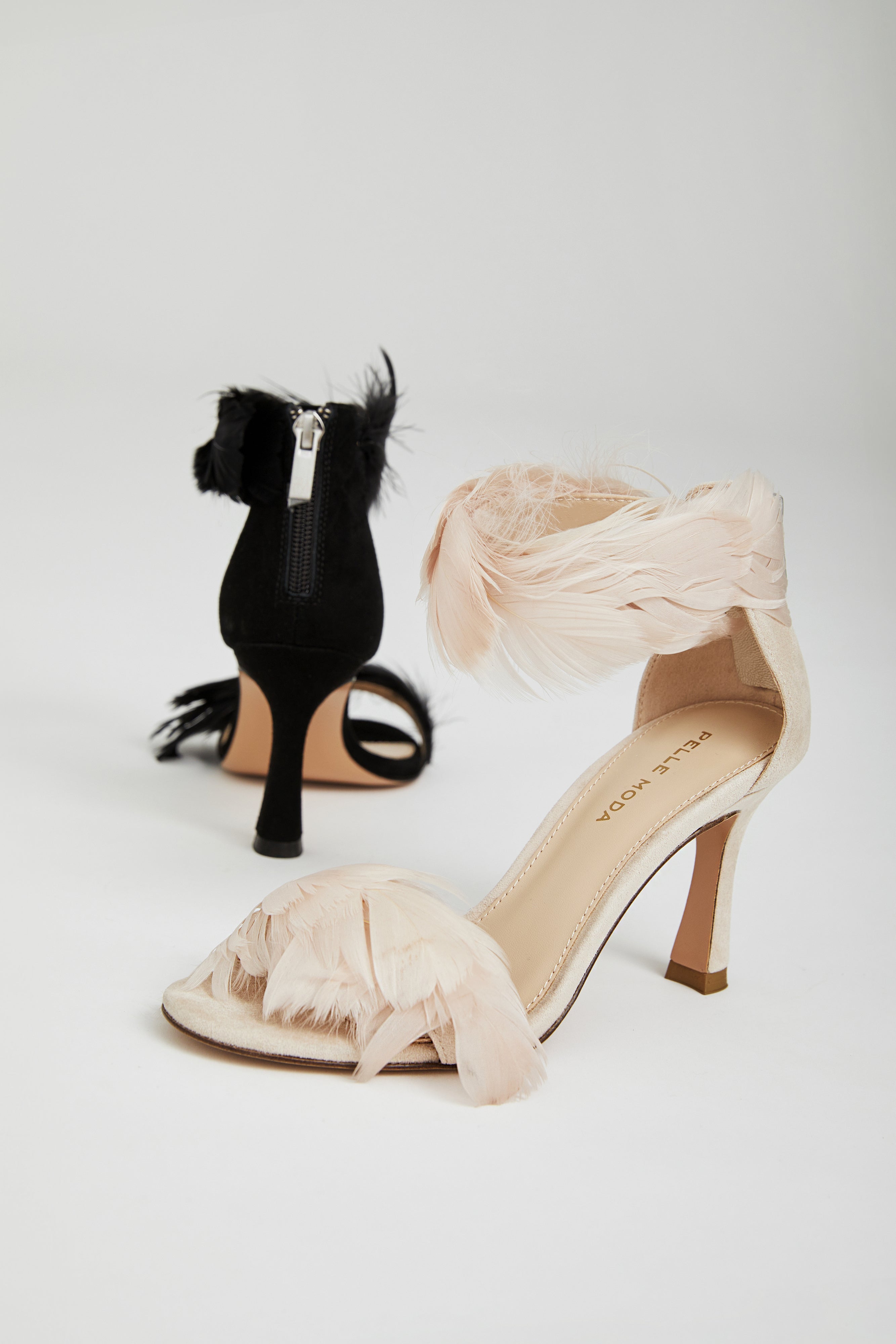 Breece Women's Mid Heel Sandals - Comfortable Beige Casual Shoes for Summer Outfits | Perfect for Beach, Office & Date Night