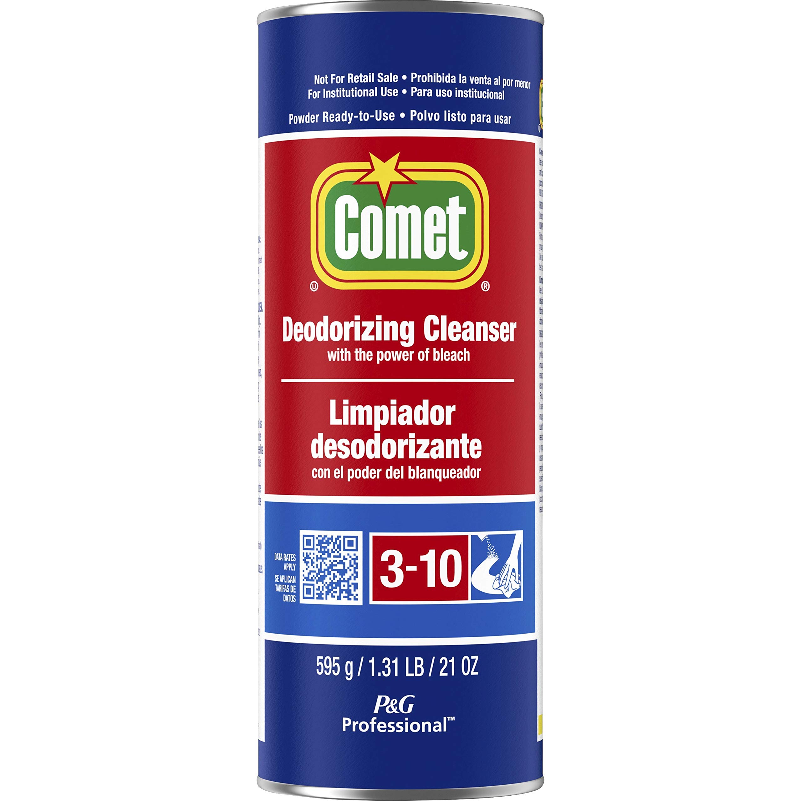 Chlorinol Powder Cleanser - 21 oz Canister for Deep Cleaning & Stain Removal | Ideal for Laundry, Kitchen, Bathroom & Household Surfaces