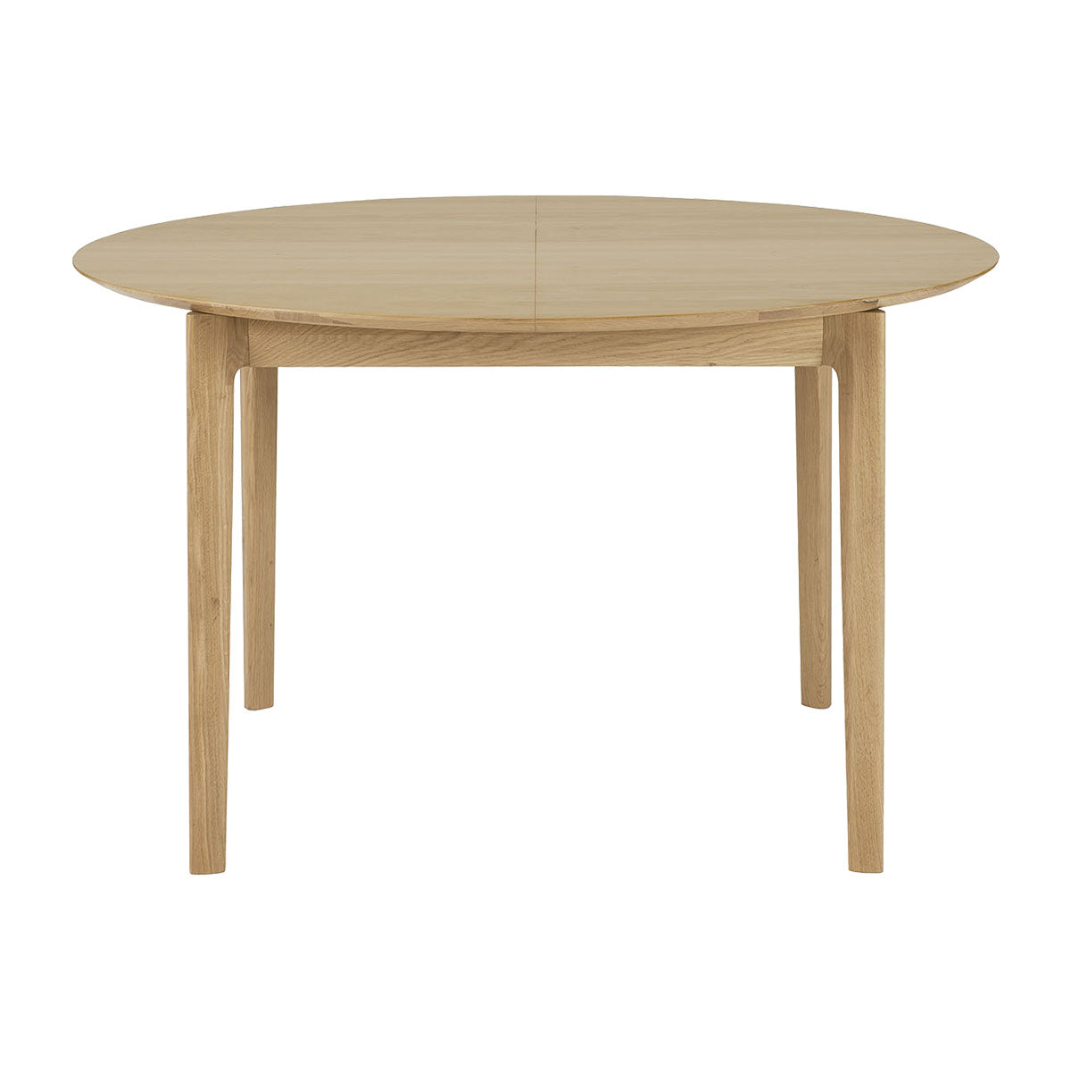Extendable Round Dining Table - Expandable Wooden Kitchen Table for 4 to 8 People - Perfect for Small Spaces, Family Dinners & Entertaining Guests