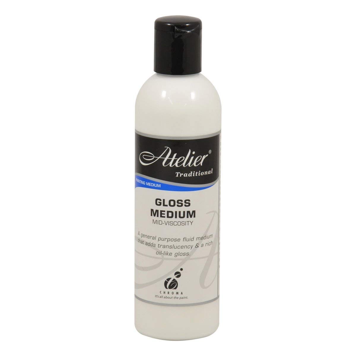 Chroma Atelier Binder Medium - 8 oz Acrylic Paint Binder for Artists | Perfect for Canvas, Wood & Mixed Media Art Projects