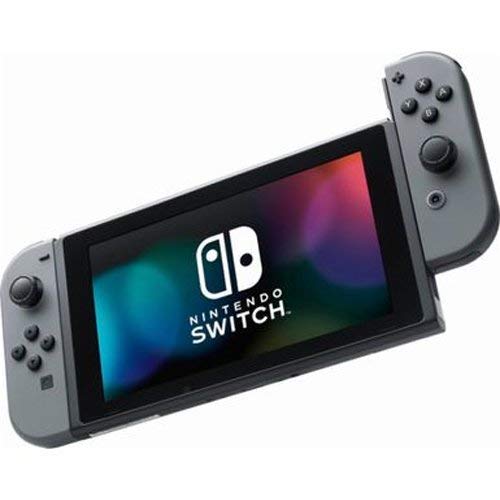 Nintendo Switch Console with Gray Joy-Con (Renewed) - Portable Gaming System for Home, Travel & Multiplayer Fun