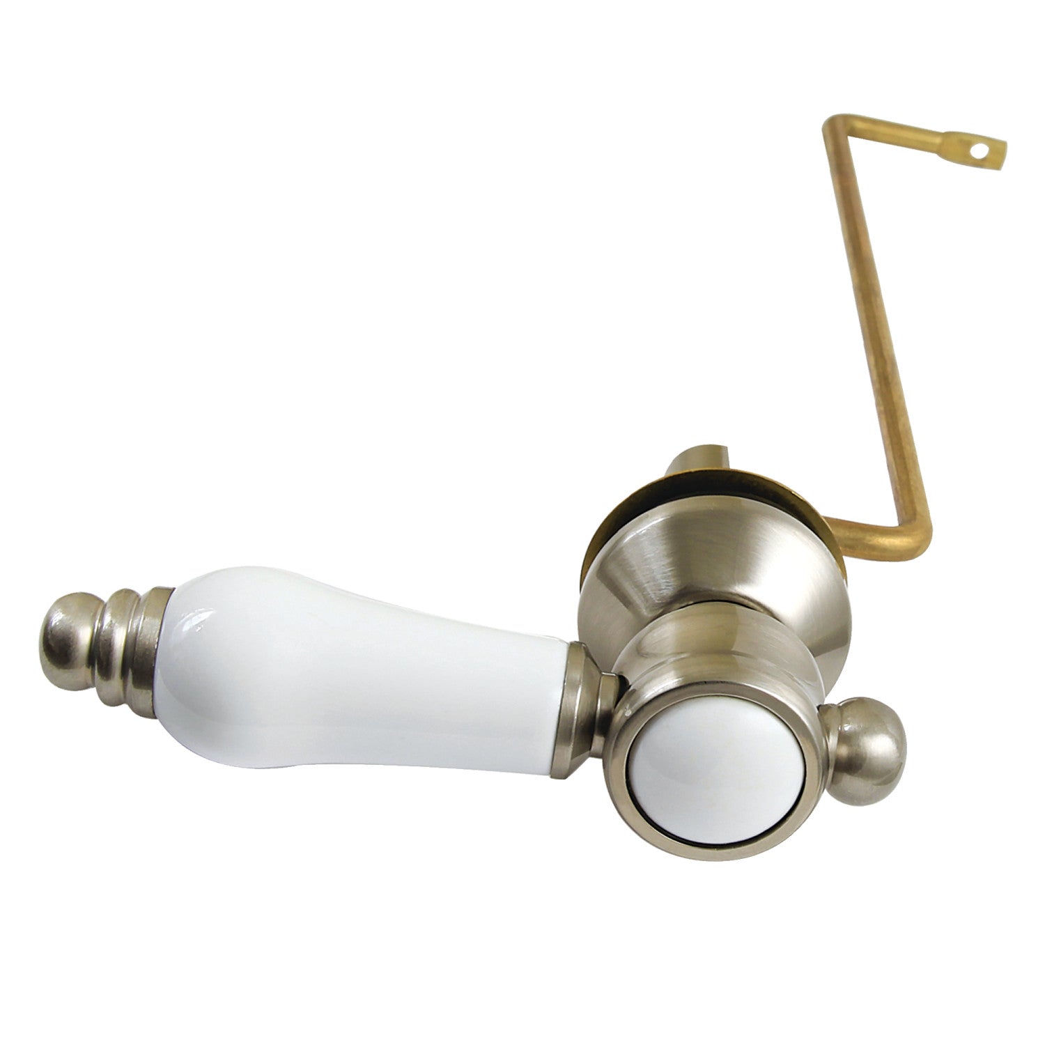 Bel Air KTBPLS8 Brushed Nickel Side Mount Toilet Tank Lever - Durable Replacement for Toilet Flush Handle, Perfect for Bathroom Renovation & Plumbing Repair