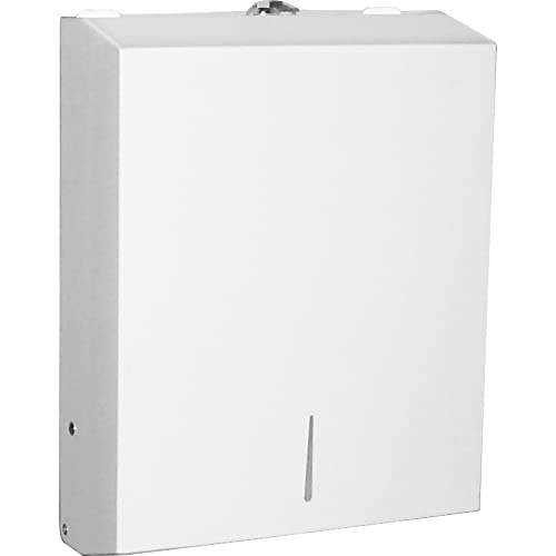 Genuine Joe GJO02197 Stainless Steel C-Fold & Multi-Fold Paper Towel Cabinet – Heavy-Duty Commercial Restroom & Kitchen Towel Dispenser